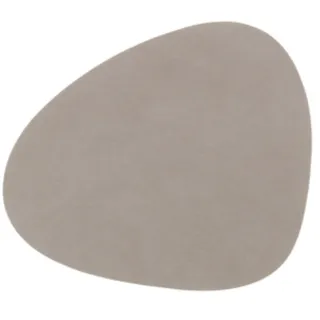 LindDNA Glasuntersetzer Curve, 11x13 cm, in der Farbe Hellgrau, 981182