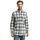 TOM TAILOR Herren Comfort fit Flanell-Hemd mit Karomuster 38515-Off multicolor check 3XL