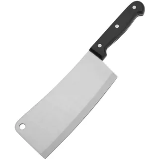 Westmark Küchenbeil, Breite Klinge, Gesamtlänge: 30 cm Rostfreier Edelstahl/Kunststoff, Schwarz/Silber, 13582280