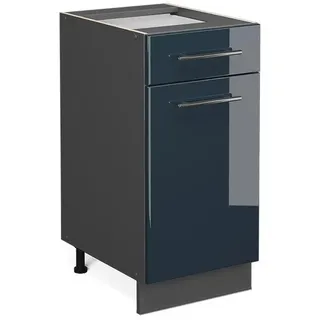 Vicco Schubladenschrank Fame-Line 40 x 82 x 51,6 cm Dunkelblau