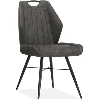 Maxfurn Torro Dining Stuhl Metall/luxor Stoff