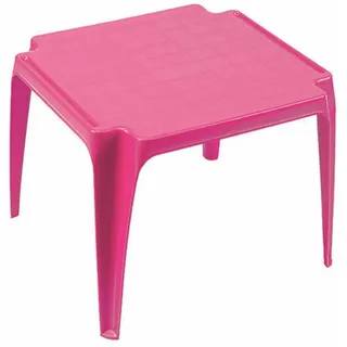 Kindertisch pink 50x50cm Tavolo stapelbar Gartentisch Kinderzimmer Spieltisch