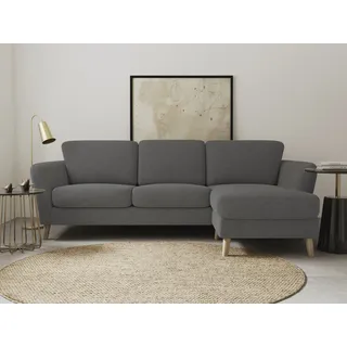 Home Affaire »MARSEILLE (242/152cm),L-Form, Rec. rechts/links« Massivholzbeine Eiche, Landhausstil, Wellenunterfederung,