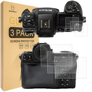 Mr.Shield Schutzfolie Kompatibel mit Nikon Z 8 Z8 Camera + Top Screen [3+3Pack] Schutzglas Schutzglasfolie 9H Härte, HD Klare Displayschutzfolie