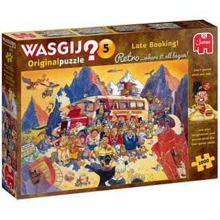 JUMBO Spiele Jumbo Wasgij Retro Orignal 5 - Billigangebot gebucht! - 1000 Teile