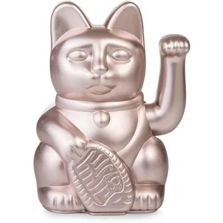 donkey Products - Lucky Cat Moonlight - Space Winkekatze | Japanische Glücksbringer Deko-Katze in stylischem Chrome Farbton