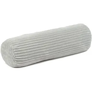 Gözze Kissenrolle Cord 70 x 22 cm Silber
