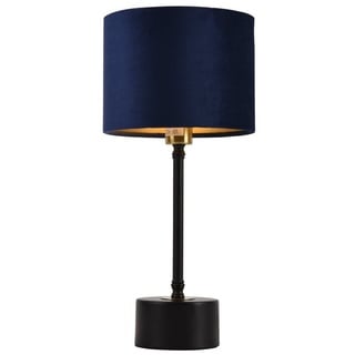 lux.pro - Tischleuchte 'Deventer' Blau 1xE14 Tischlampe Lampe Leuchte Nachttischlampe Leselampe