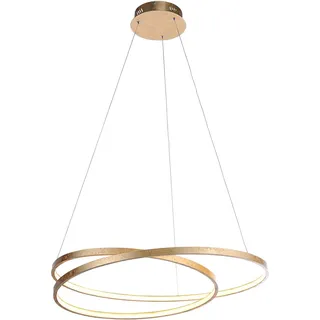 Paul Neuhaus LED-Pendelleuchte Roman Gold Ø 72 cm