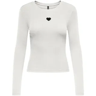 ONLY Onlcheckie Life L/S Cut Out Top JRS