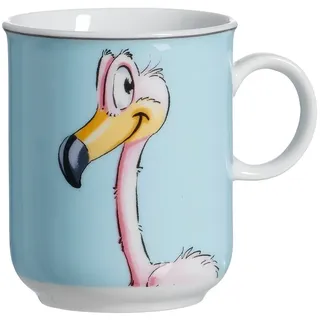 Ritzenhoff & Breker Kinderbecher "Kinderbecher Happy Zoo 270 ml", flamingo flo