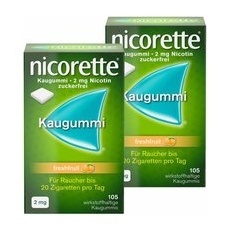 nicorette® Kaugummi freshfruit 2mg - Jetzt 10% Rabatt sichern mit dem Gutscheincode 'nicorette10“