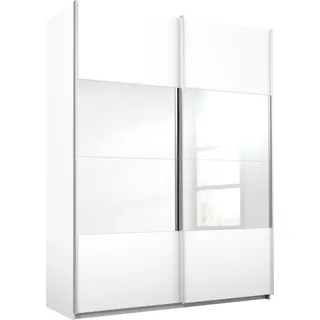 Rauch Schwebetürenschrank Quadra 181 x 230 x 62 cm weiß