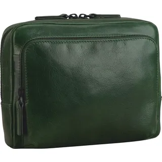 LEONHARD HEYDEN Leder Umhängetasche Porto Crossbody Bag Bottle Green dunkelgrün - dunkelgrün