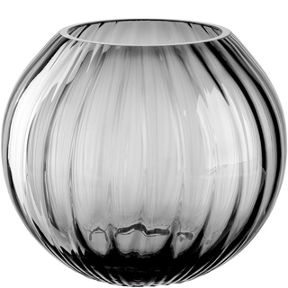 LEONARDO Vase Poesia 13 cm Glas Grau