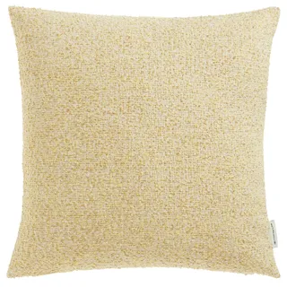 Tom Tailor Bouclé Dekokissen 40 x 40 cm Gelb