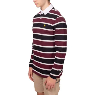 LYLE & SCOTT - Lässig gestreiftes Poloshirt für Herren - Größe L - Bunt