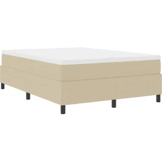 vidaXL Plattformbettgestell Grau-Grün 160 x 200 cm Cordstoff - Grün