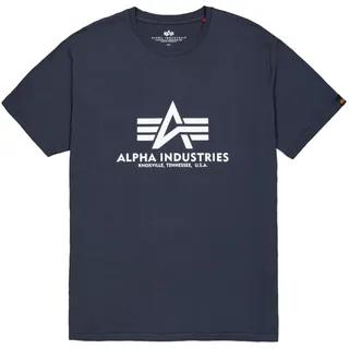 Alpha Industries Basic T-Shirt blau L