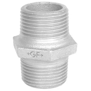 +GF+ Hexagon nipple galvanized 3