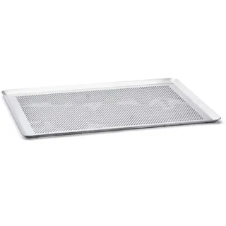 De Buyer de Buyer, perforiertes Backblech aus Aluminium, 40x30 cm, Mikroperforierung Ø 3 mm, 7367.40, Silber