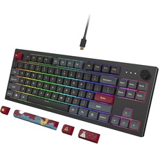 Montech MKey TKL Darkness Gaming Tastatur - Gateron Brown (US)