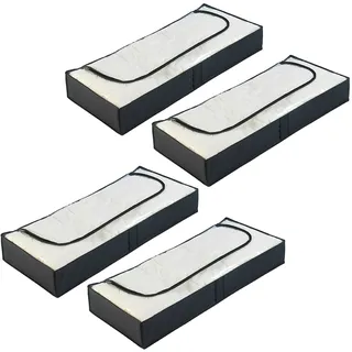 Wenko Aufbewahrungstasche 35 x 14 x 25 cm 4-tlg. schwarz