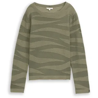 Tom Tailor Strickpullover Grün S