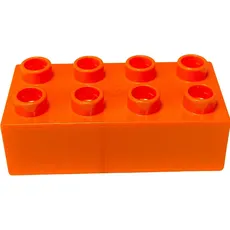 LEGO Duplo 2x4 Steine Orange - 50 Stück - Grundbausteine 3011 NEU (3011)