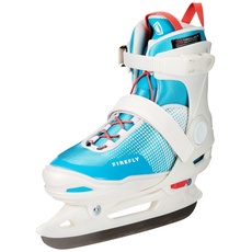 Bild Flash IV Eishockeyschuhe, White/Turquoise/Red, 33