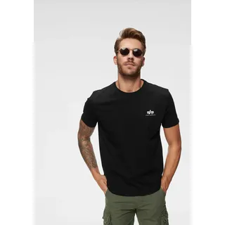 Alpha Industries Basic T SMALL LOGO«, Gr. 3XL, schwarz, schwarz, NOS