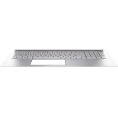 HP 928437-031 Notebook-Ersatzteil Gehäuse-Unterteil+Tastatur, Notebook Ersatzteile, Gold, Silber