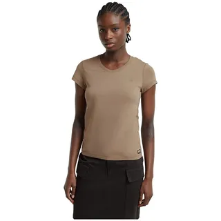 G-Star Damen Eyben Slim Top 2.0, Braun (Brindle D24533-4107-C788), XS