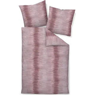 Janine Design Edelflanell-Bettwäsche-Garnitur Chinchilla S 78067 Farbe beere mauve Größe 135x200+80x80 - Rosa, Violett