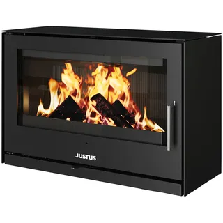Justus Dias XL Kaminofen Stahl Schwarz
