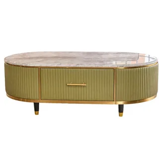 KAWOLA Maria Grün Kunstleder 130 x 45 cm