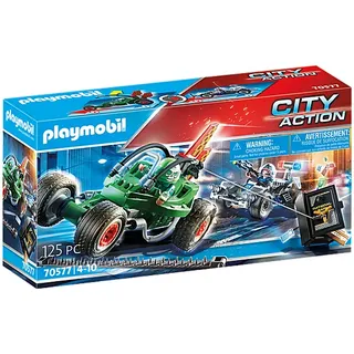 Playmobil City Action Polizei-Kart: Verfolgung des Tresorräubers 70577
