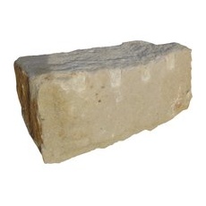 Sandstein Mauerstein Gelb-Beige allseits gespalten 14 x 16 x 35 cm