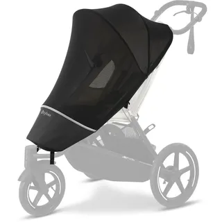 CYBEX Gold Insektennetz für Kinderwagen AVI SPIN, Schwarz | Mit reflektierenden Elementen, Schutz vor Mücken und weiteren Insekten, Einfach anzubringen, Elastisches Material