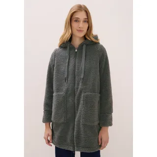 Cecil Teddy Mantel mit Kapuze pastel olive), S - S