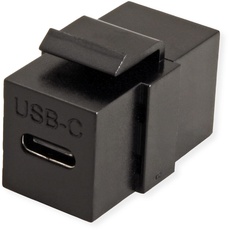 Bild USB Typ C Keystone Modul, schwarz