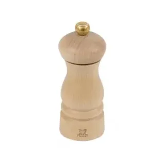 Peugeot Salzmühle CLERMONT, 13 cm, Abgestimmtes Mahlwerk der Gewürzmühle für optimale Mahlergebnisse, Farbe: natur
