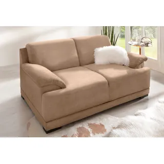Home Affaire 2-Sitzer "Telos, Boxspring-Federung toller Sitzkomfort, zeitlos & komfortabel", mit Boxspring-Federung, café