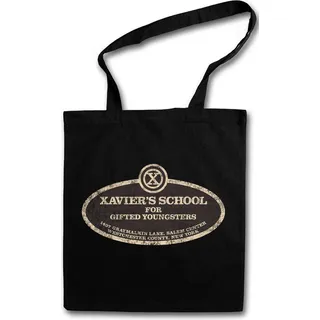 Urban Backwoods Xavier's School For Gifted Youngsters, Stofftasche, Farbe: Schwarz - Schwarz