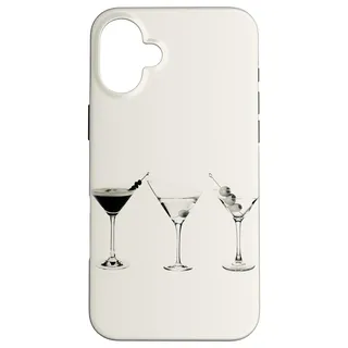 Vintage Olive Martini Espresso Martini Sommercocktail Hülle für iPhone 16 Plus