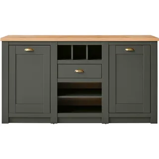 Home Affaire Sideboard Cambridge 145 x 83 x 41 cm Grün