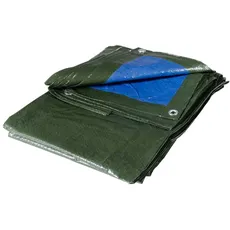 VERDELOOK Mehrzweck-Polyethylen-Folie, 8x6 m, grün/blau, Abdeckungen