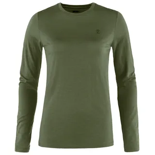 Fjällräven Damen Abisko Wool Longsleeve (Größe XS, gruen)