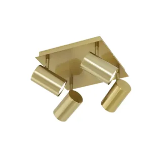 Trio Deckenstrahler 4-flammig - gold