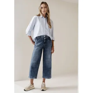 STREET ONE High Waist Loose Fit Blau 28